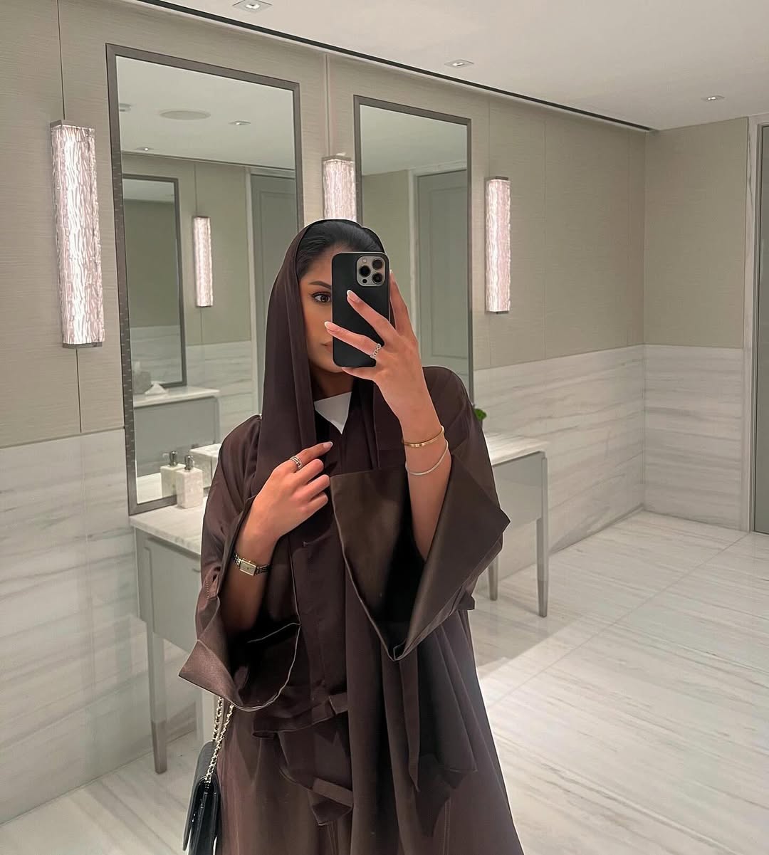 Dark brown Abaya