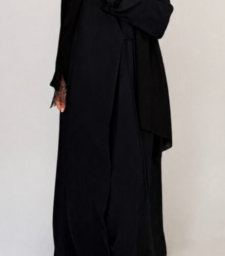 Black Wrap Abaya By Pardah UK