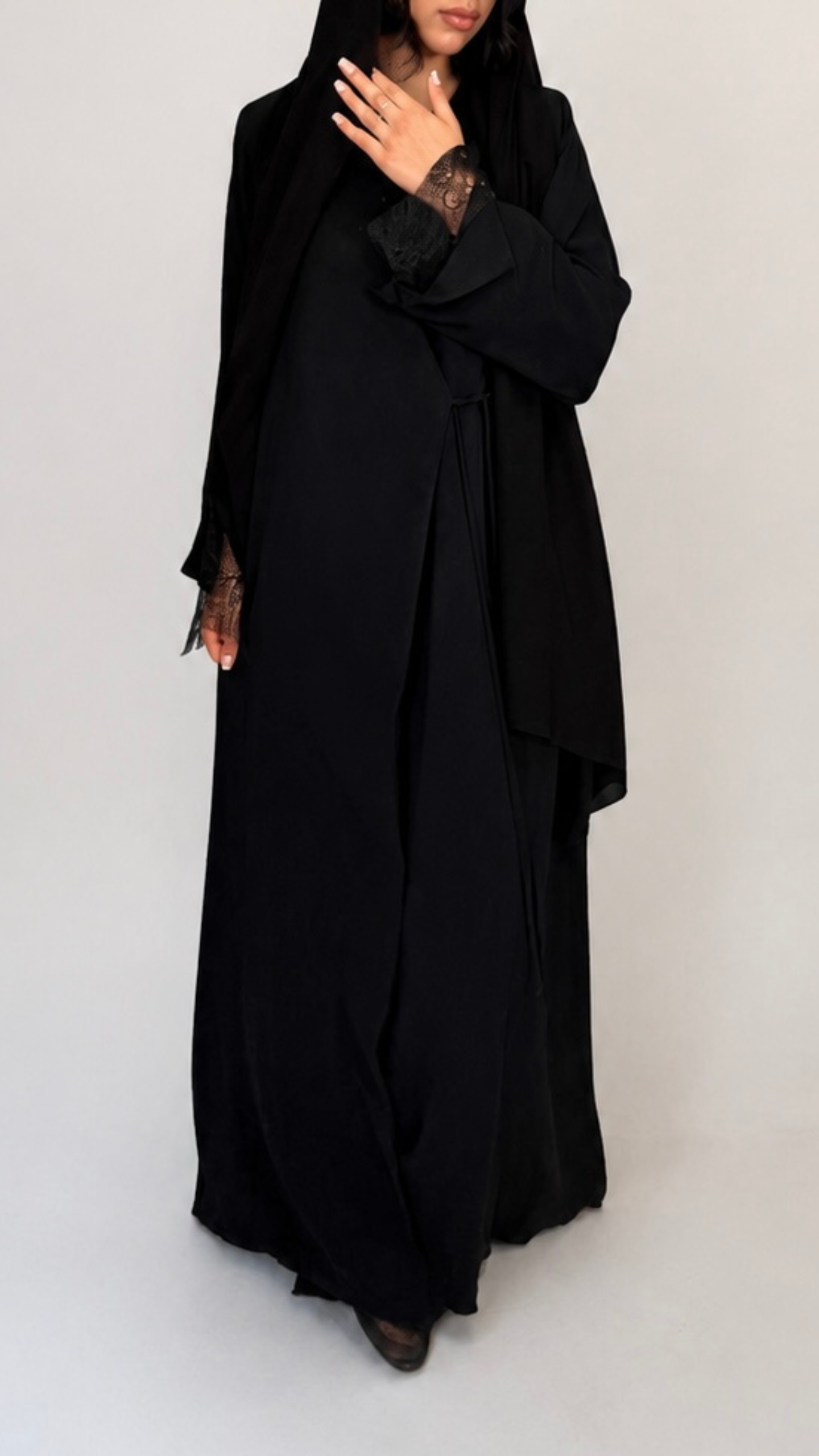 Black Wrap Abaya Featured Img Black Wrap Abaya By Pardah UK