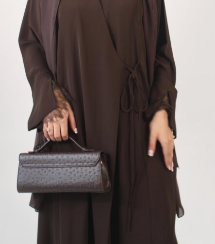 Pardah UK Brown Wrap Abaya