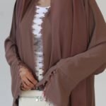 Lana Abaya Dusty Mauve 1