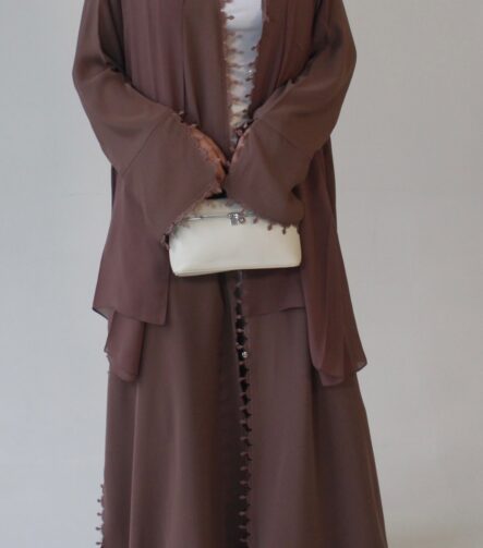 Lana Abaya Dusty Mauve By Pardah