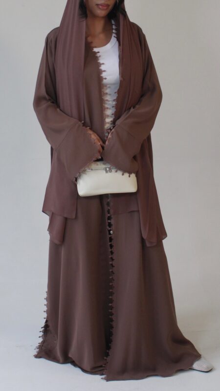 Lana Abaya Dusty Mauve By Pardah
