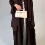 Lana abaya Chocolate By Pardah