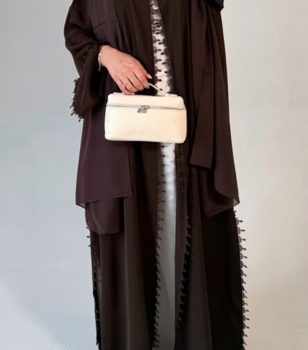 Lana abaya Chocolate By Pardah