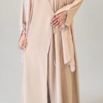 Wrap Abaya Beige